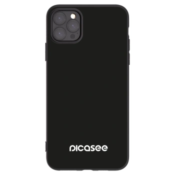 Picasee Μαύρη θήκη σιλικόνης για Apple iPhone 11 Pro Max - Picasee