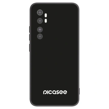 Picasee Μαύρη θήκη σιλικόνης για Xiaomi Mi Note 10 Lite - Picasee