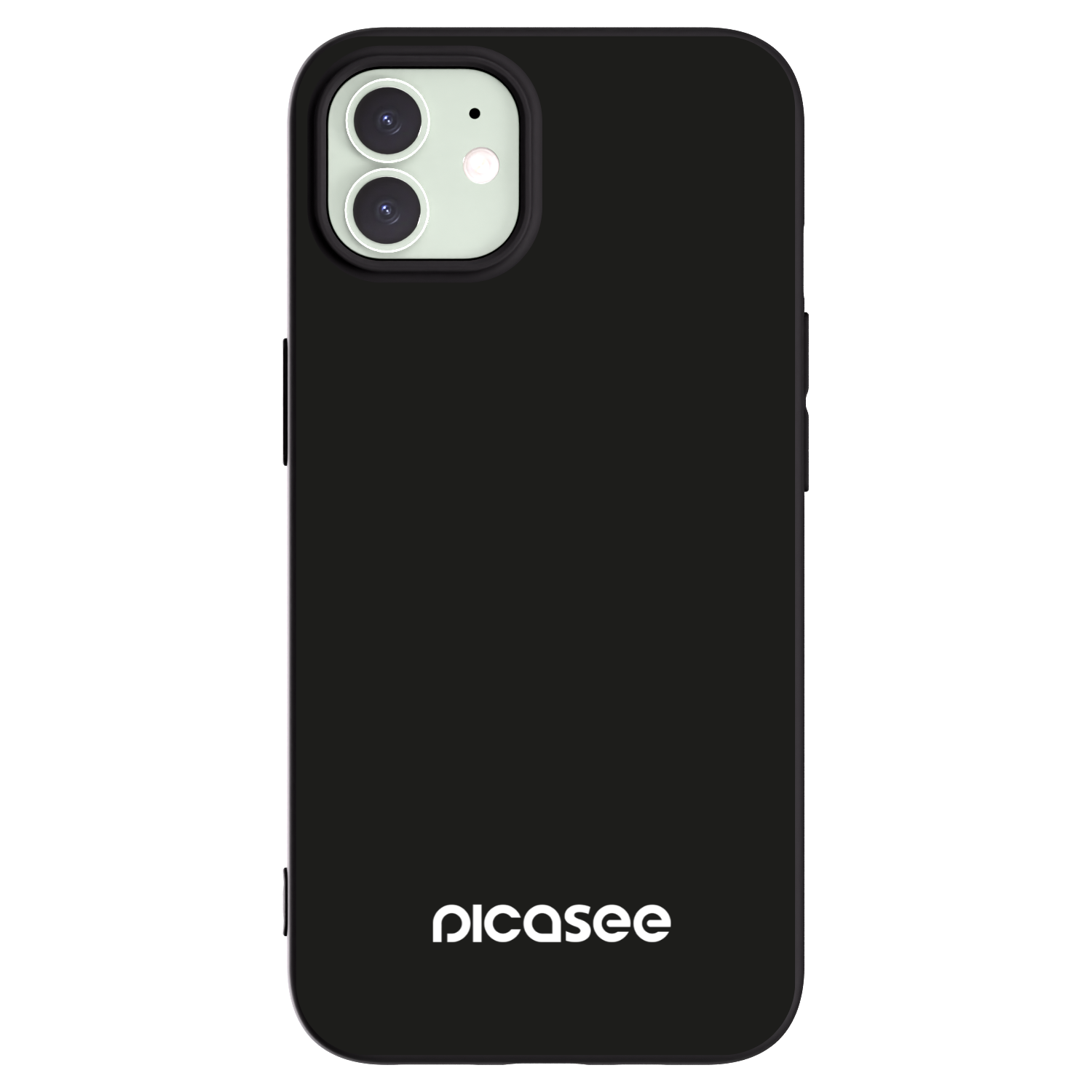 Picasee Μαύρη θήκη σιλικόνης για Apple iPhone 12 - Picasee