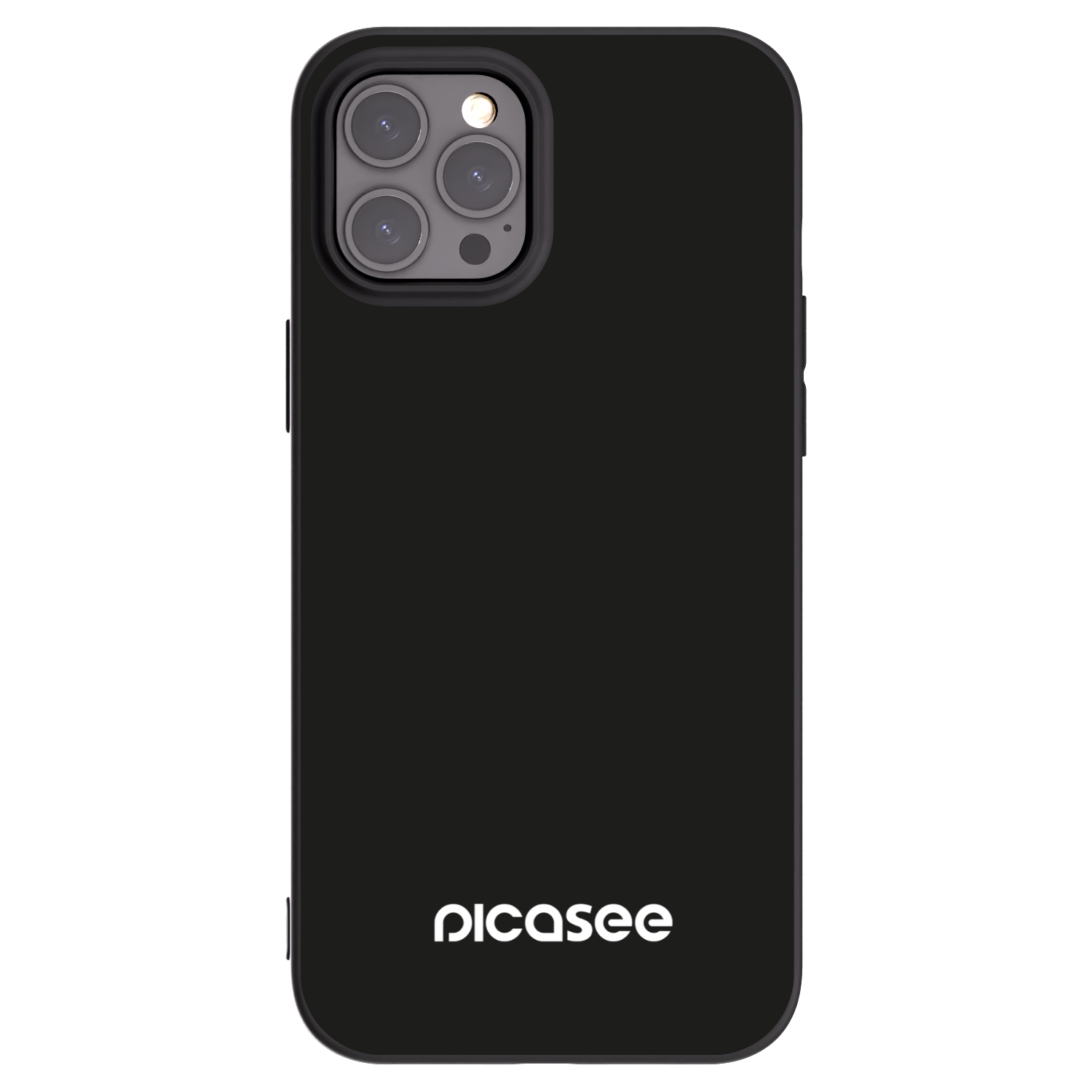 Picasee Μαύρη θήκη σιλικόνης για Apple iPhone 12 Pro Max - Picasee