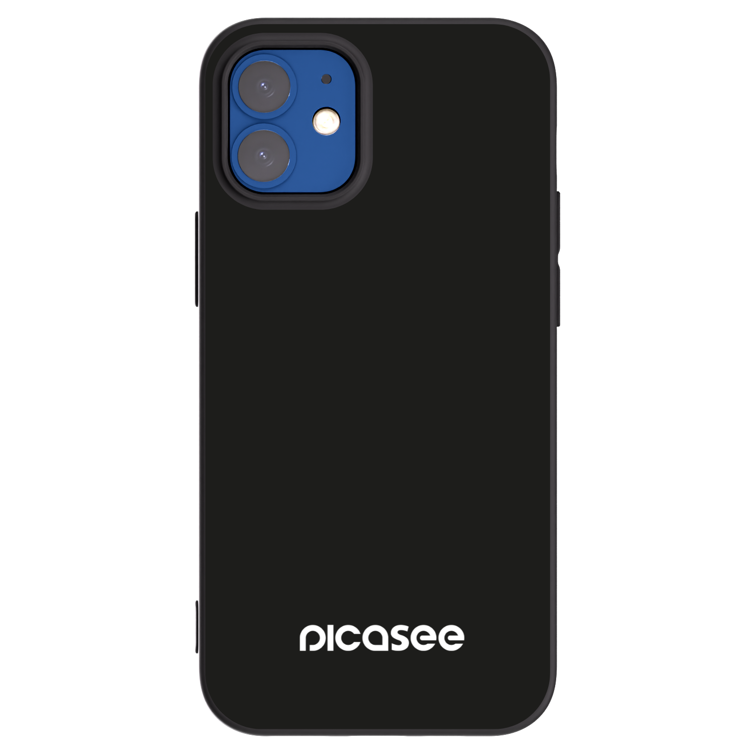 Picasee Μαύρη θήκη σιλικόνης για Apple iPhone 12 mini - Picasee