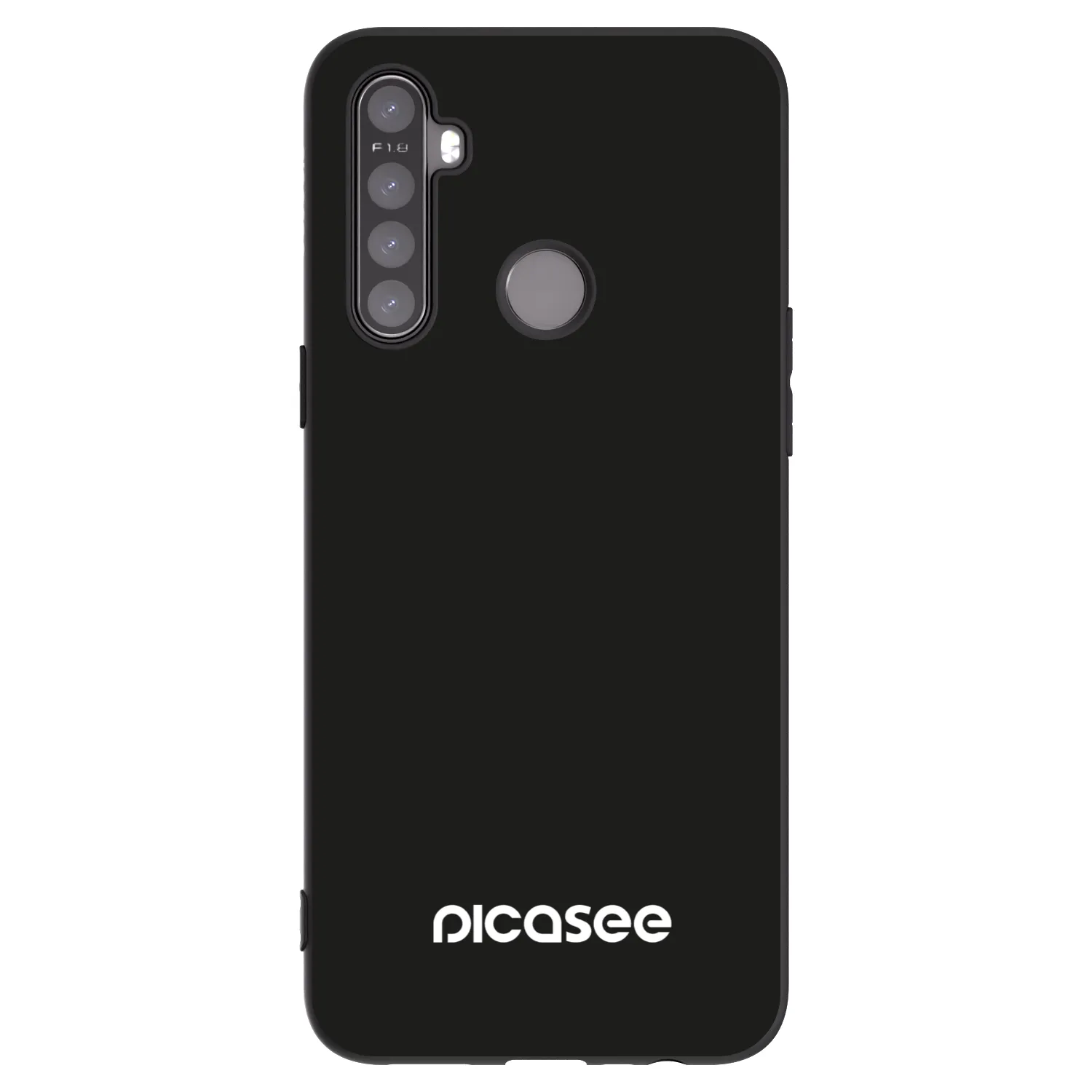 Picasee Μαύρη θήκη σιλικόνης για Realme 6i - Picasee