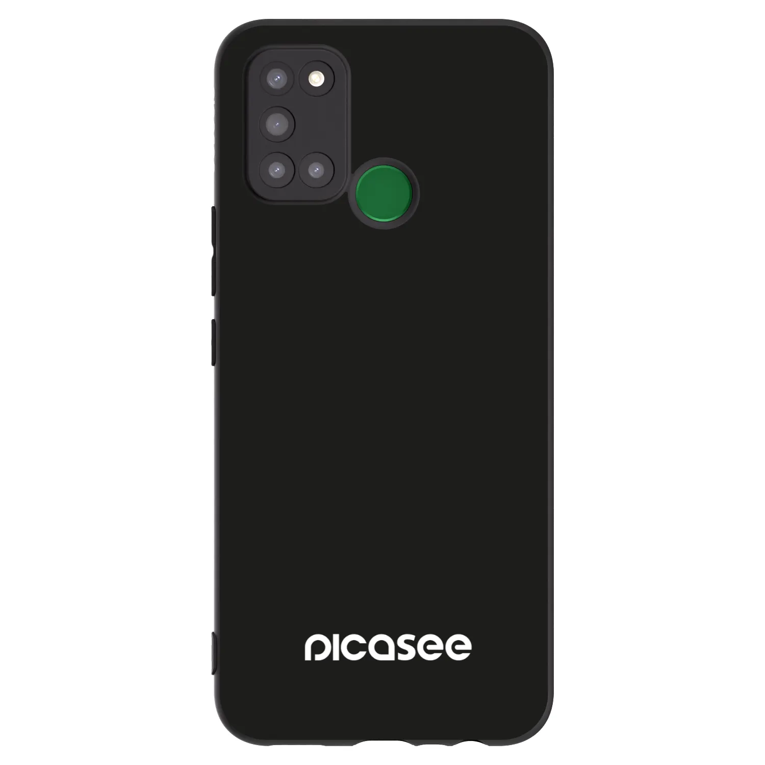 Picasee Μαύρη θήκη σιλικόνης για Realme 7i - Picasee