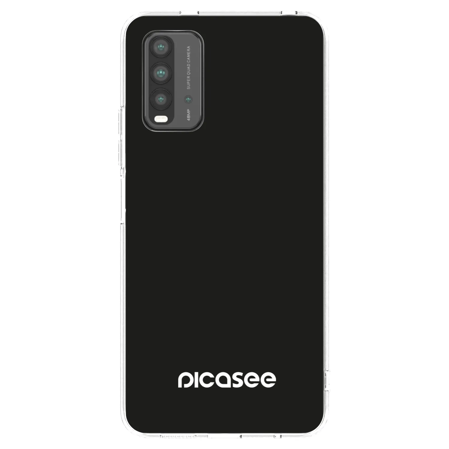 Picasee Μαύρη θήκη σιλικόνης για Xiaomi Redmi 9T - Picasee