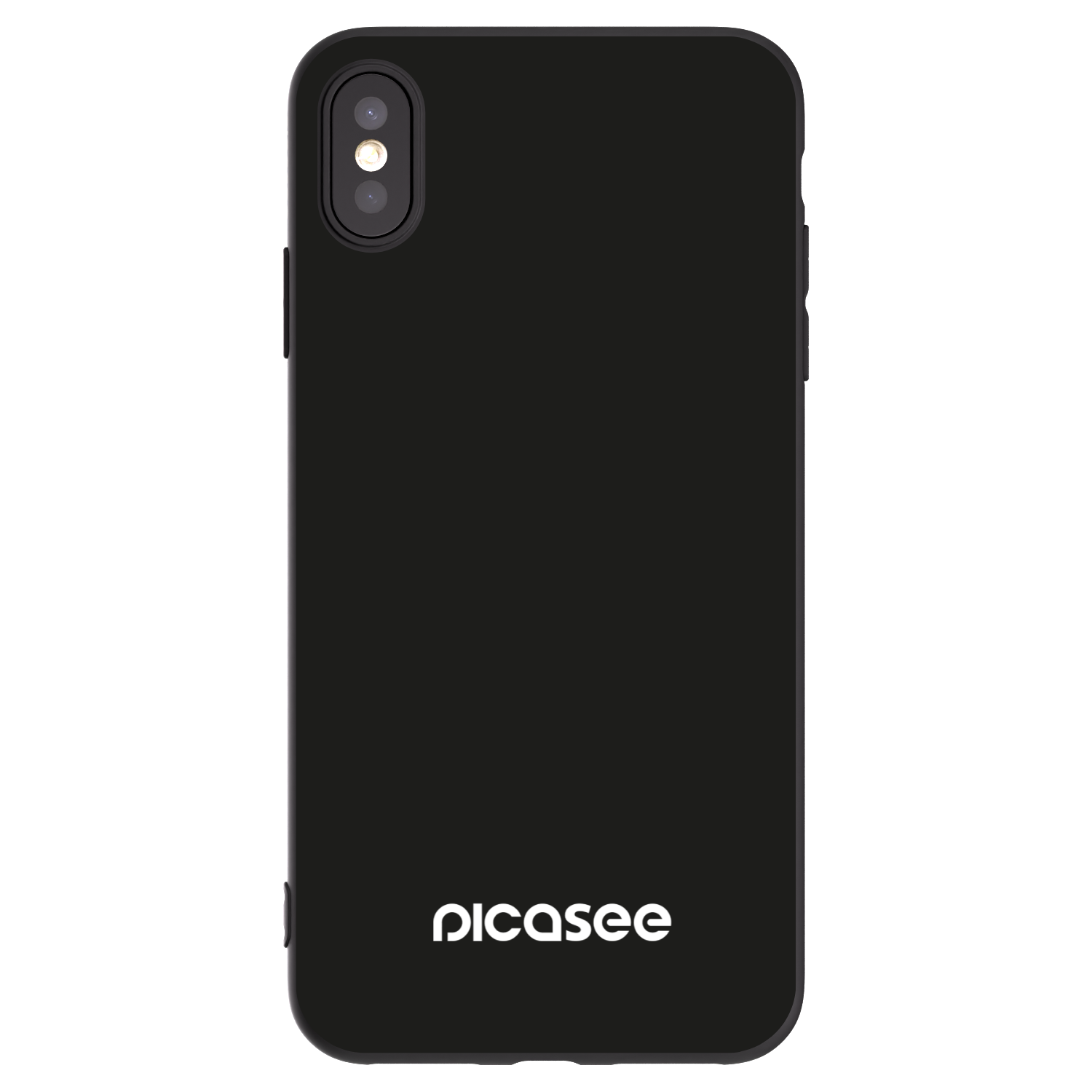 Picasee Μαύρη θήκη σιλικόνης για Apple iPhone XS Max - Picasee
