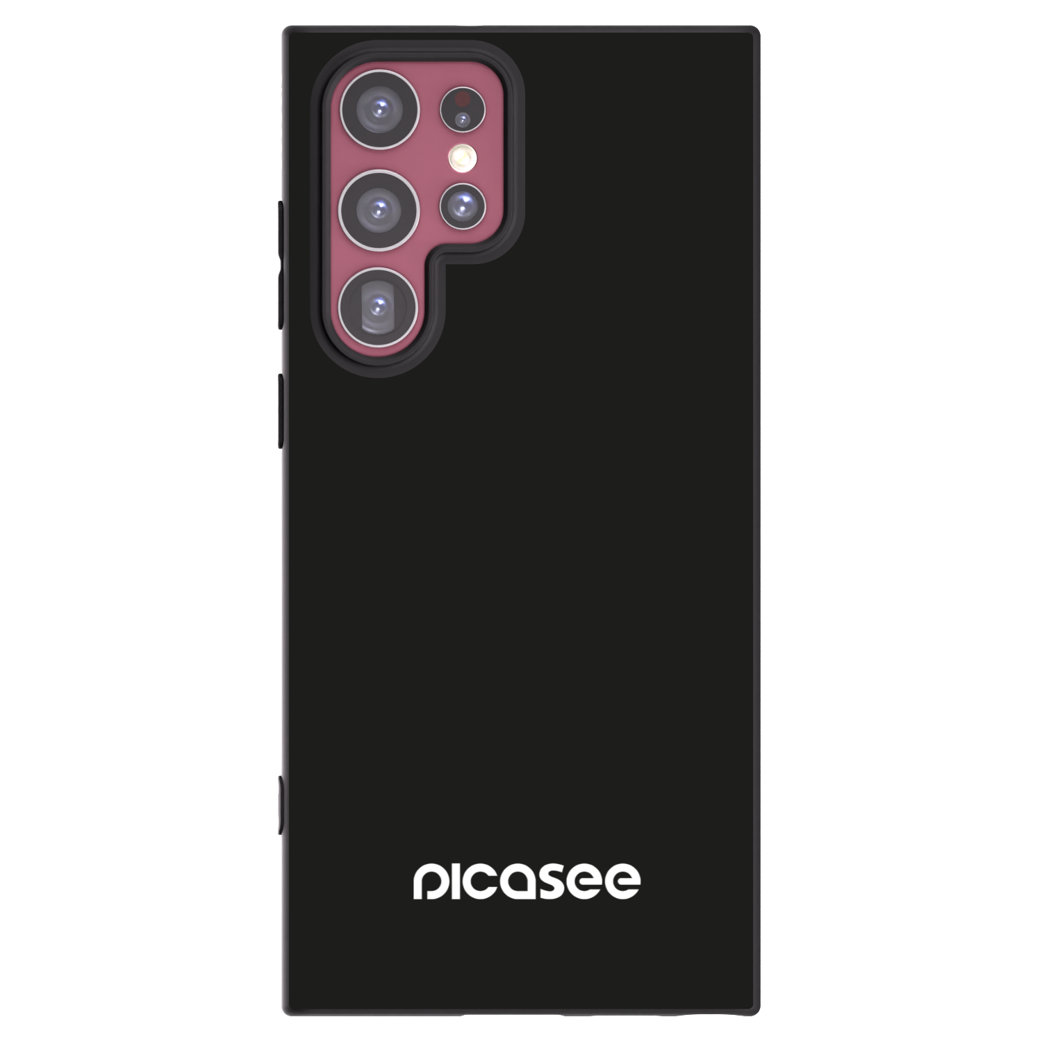 Picasee Μαύρη θήκη σιλικόνης για Samsung Galaxy S22 Ultra 5G - Picasee