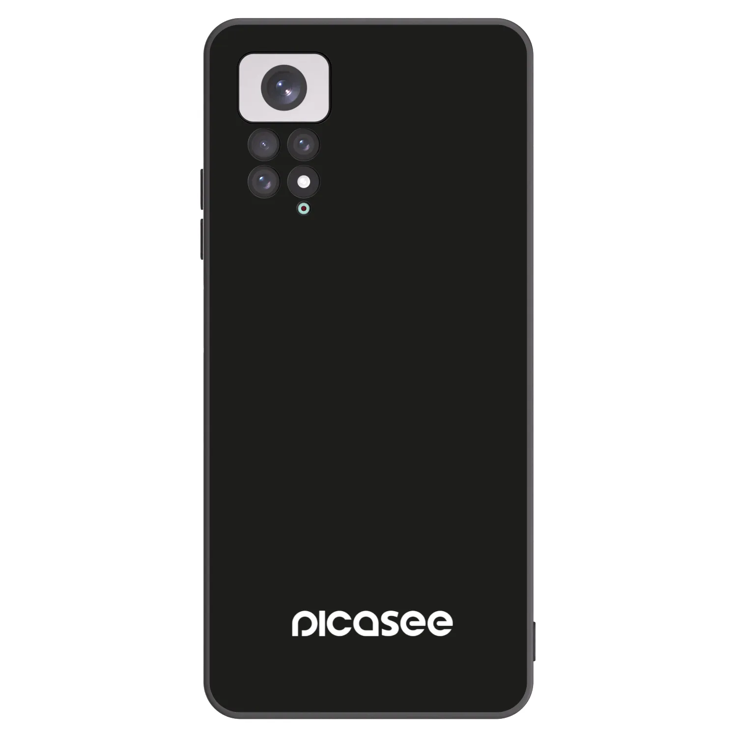 Picasee Μαύρη θήκη σιλικόνης για Xiaomi Redmi Note 11 - Picasee