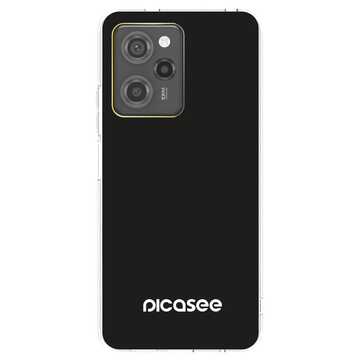 Picasee Μαύρη θήκη σιλικόνης για Xiaomi Poco X5 Pro - Picasee