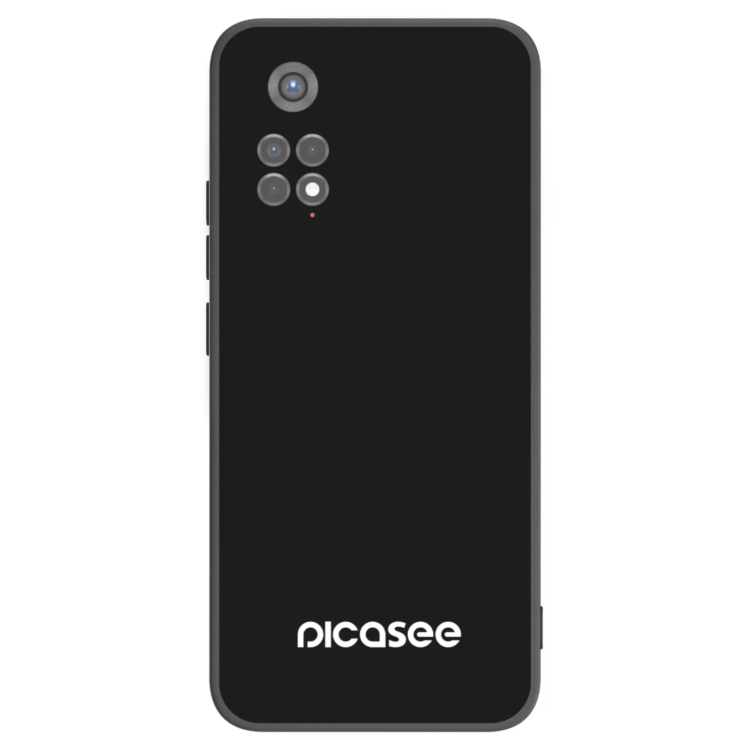 Picasee Μαύρη θήκη σιλικόνης για Xiaomi Redmi Note 11S 5G - Picasee
