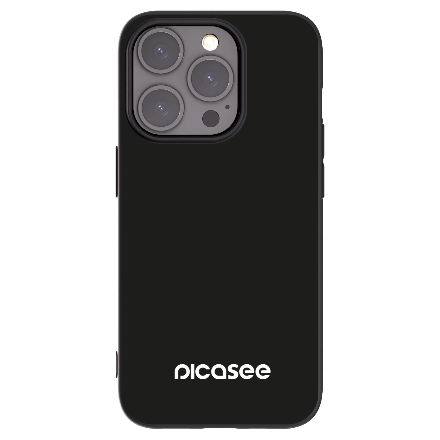 Picasee Μαύρη θήκη σιλικόνης για Apple iPhone 15 Pro - Picasee