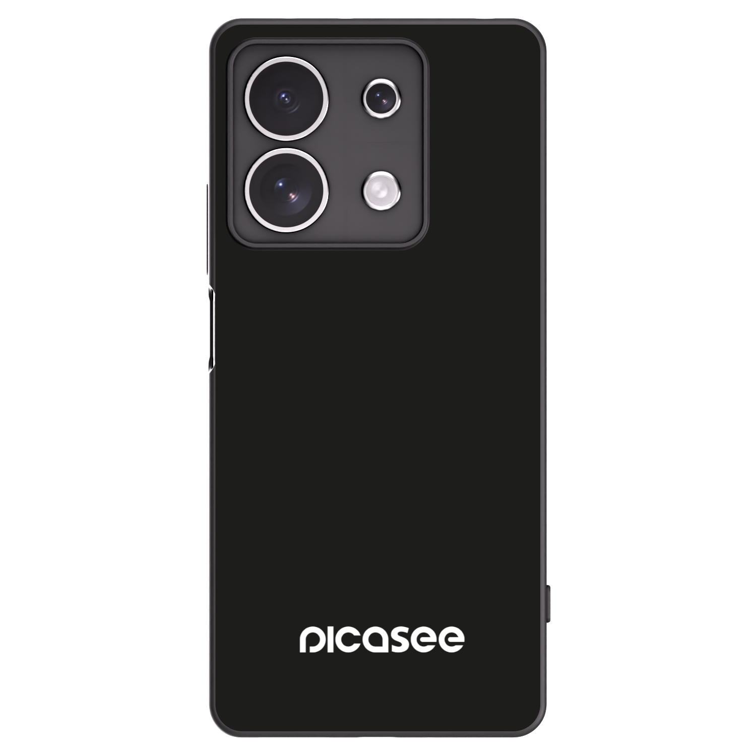 Picasee Μαύρη θήκη σιλικόνης για Xiaomi Redmi Note 13 4G - Picasee