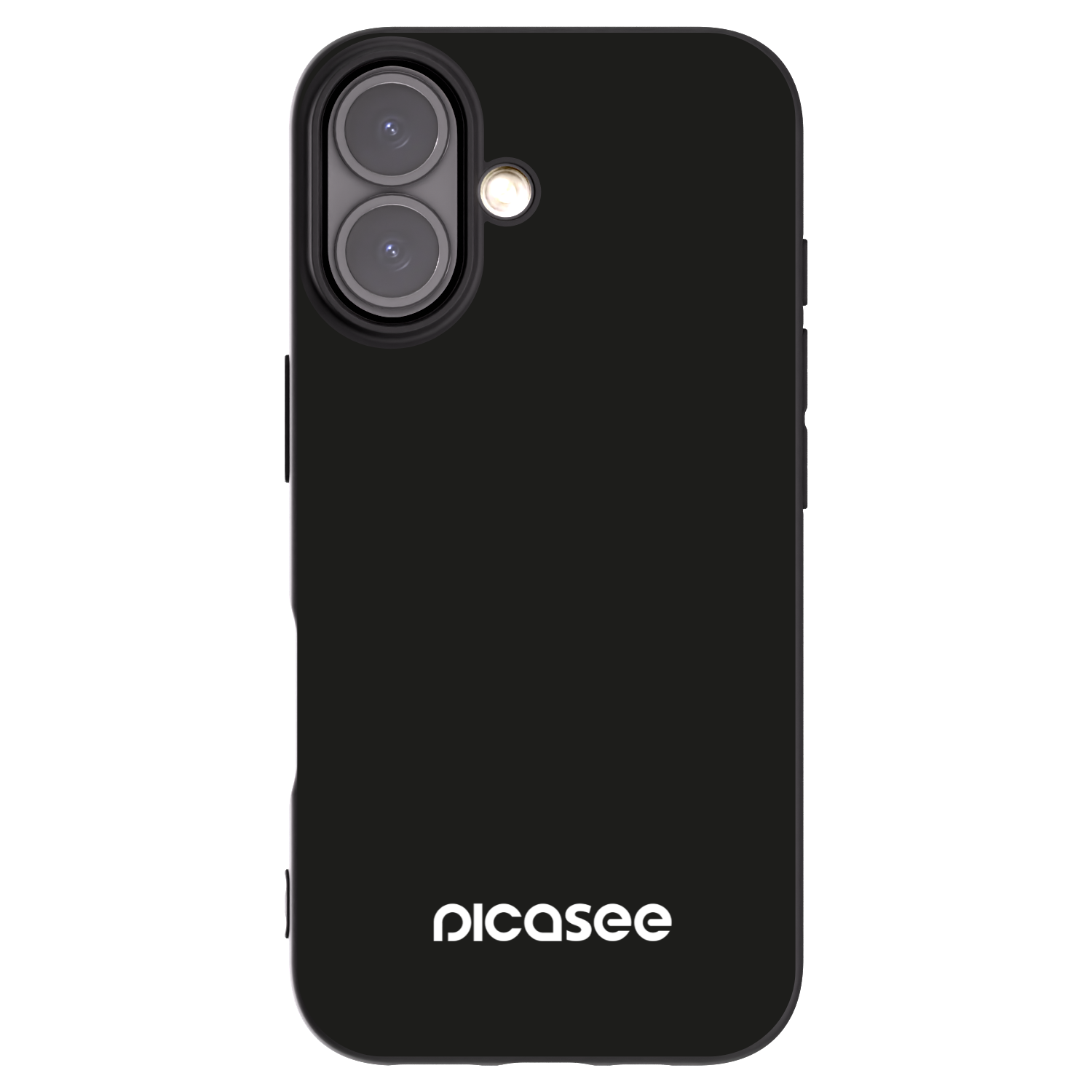 Picasee Μαύρη θήκη σιλικόνης για Apple iPhone 16 - Picasee