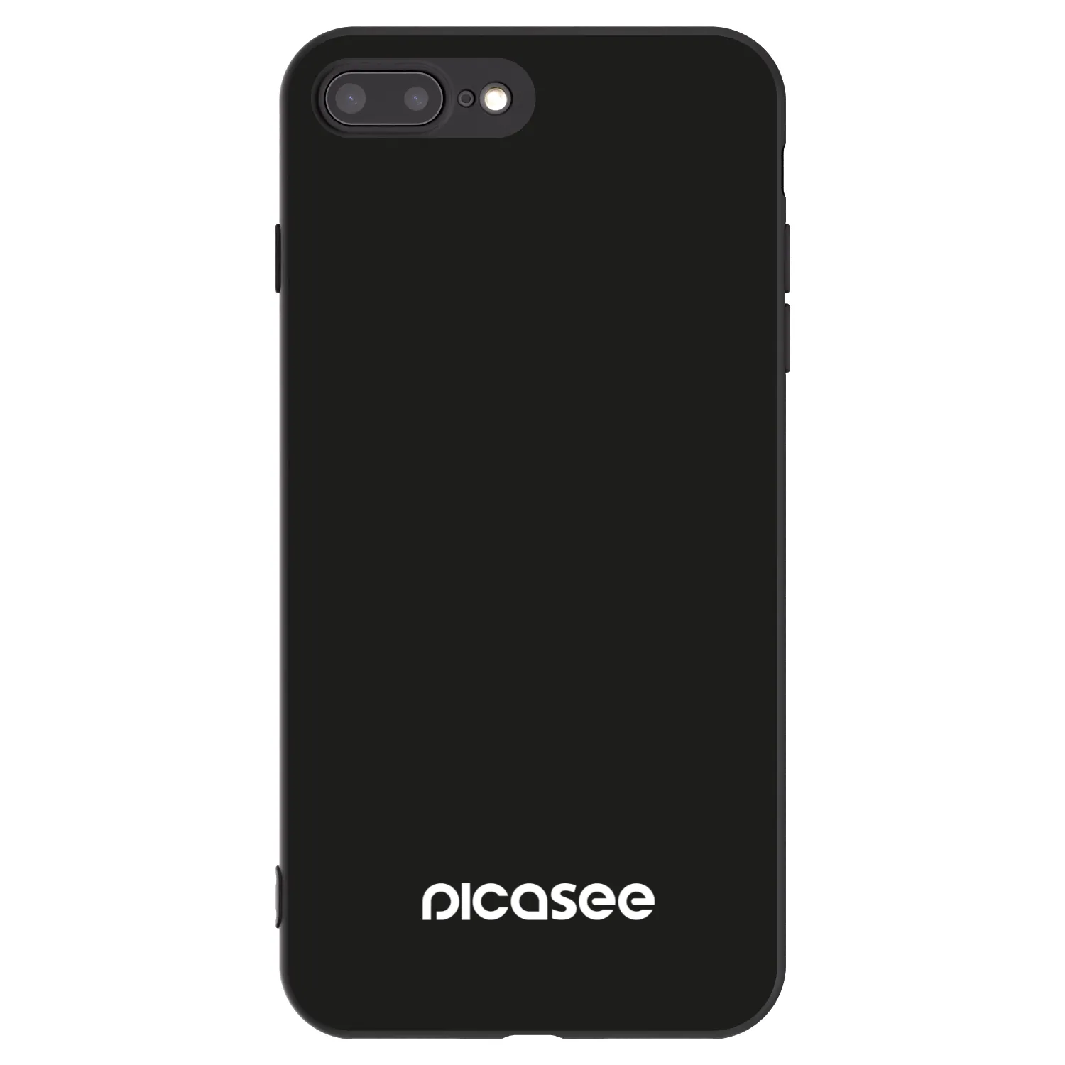 Picasee Μαύρη θήκη σιλικόνης για Apple iPhone 7 Plus - Picasee