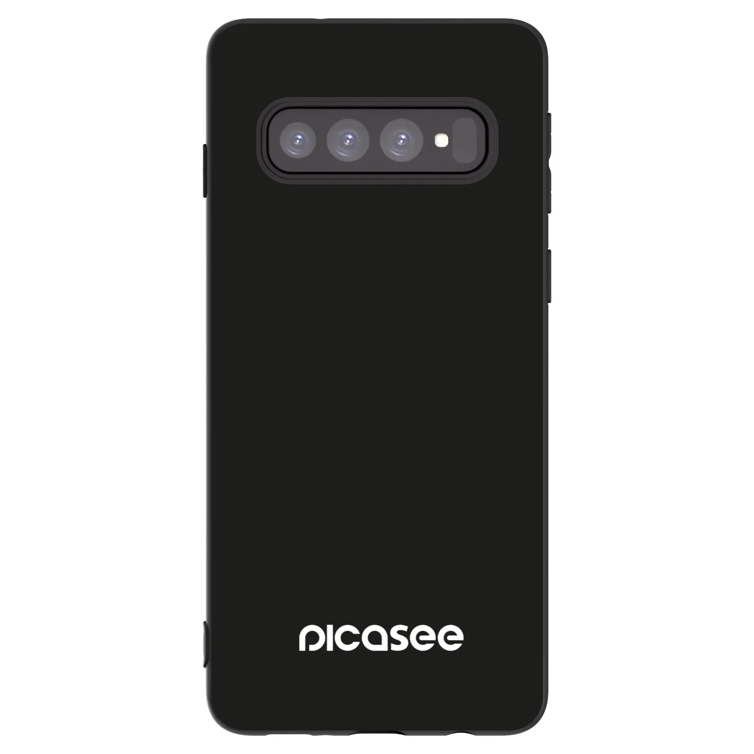 Picasee Μαύρη θήκη σιλικόνης για Samsung Galaxy S10 G973 - Picasee