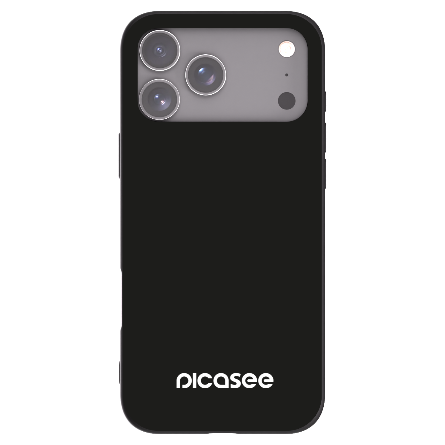 Picasee Μαύρη θήκη σιλικόνης για Apple iPhone 17 Pro Max - Picasee