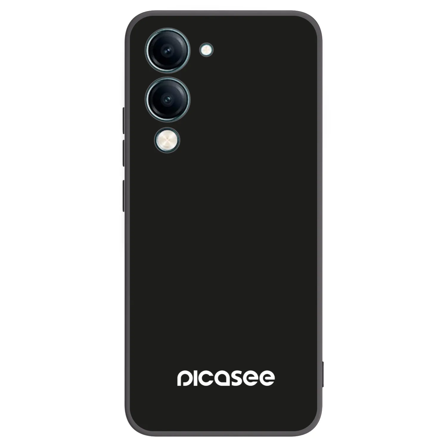 Picasee Μαύρη θήκη σιλικόνης για Vivo Y29s 5G - Picasee