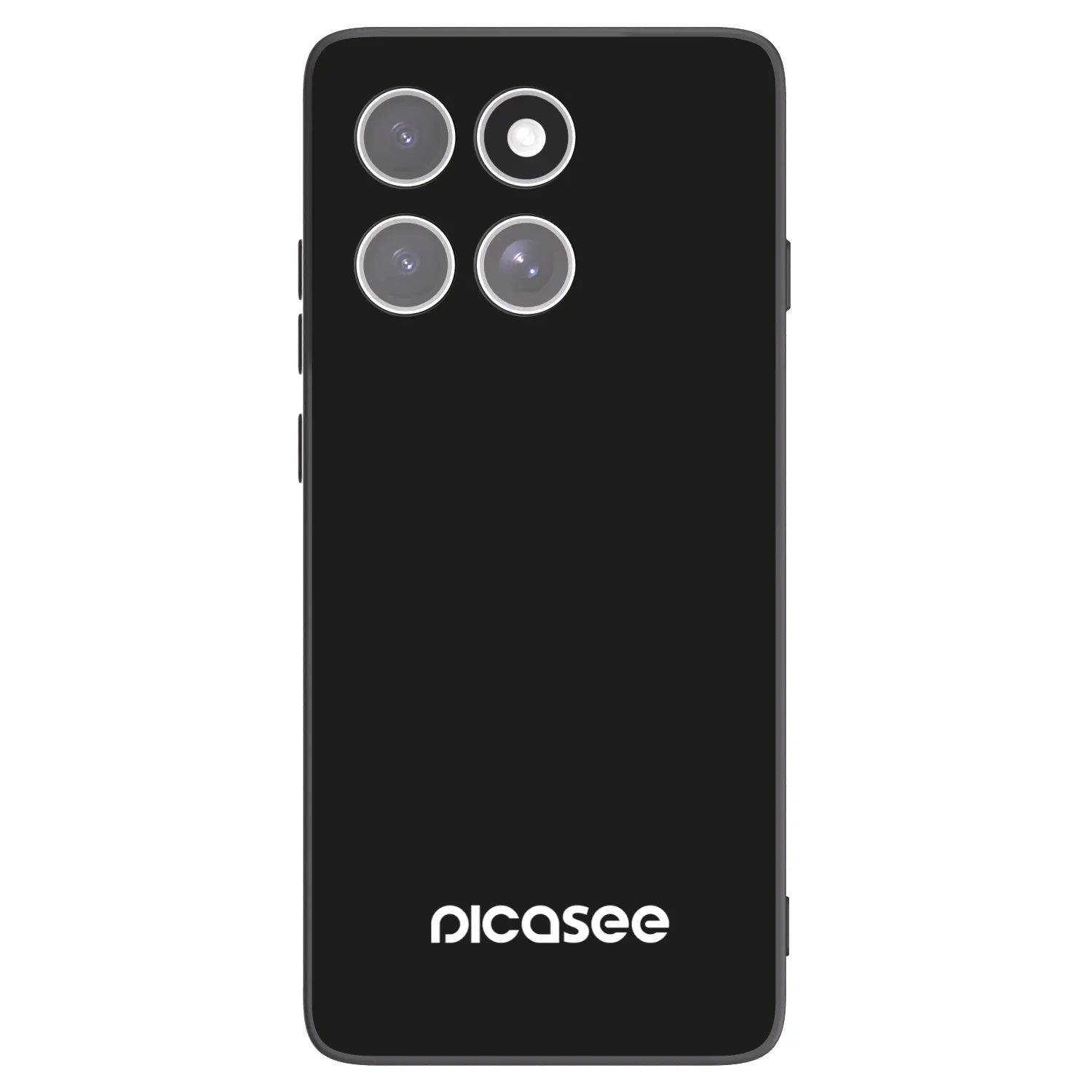 Picasee Μαύρη θήκη σιλικόνης για Motorola Edge 60 Fusion - Picasee
