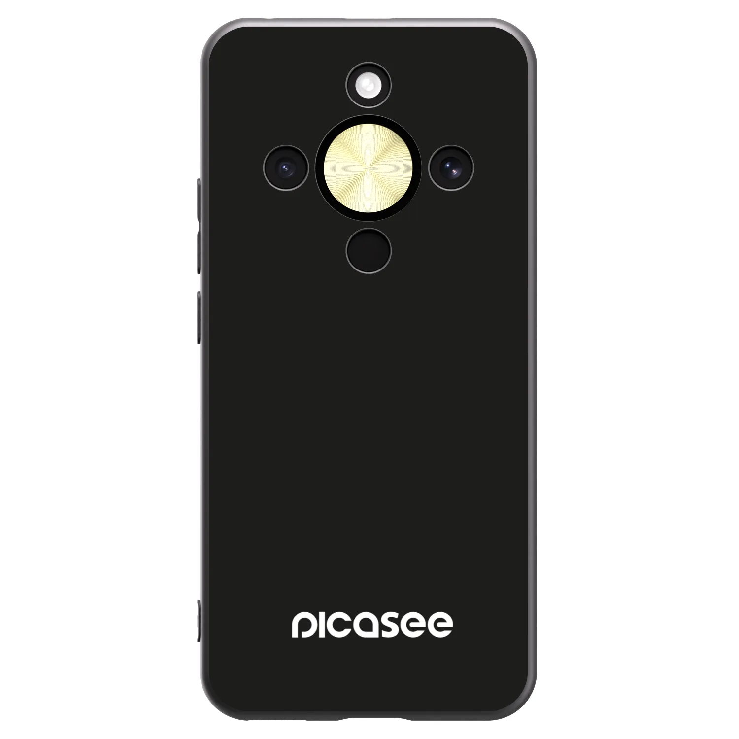 Picasee Μαύρη θήκη σιλικόνης για Honor Magic8 Lite 5G - Picasee