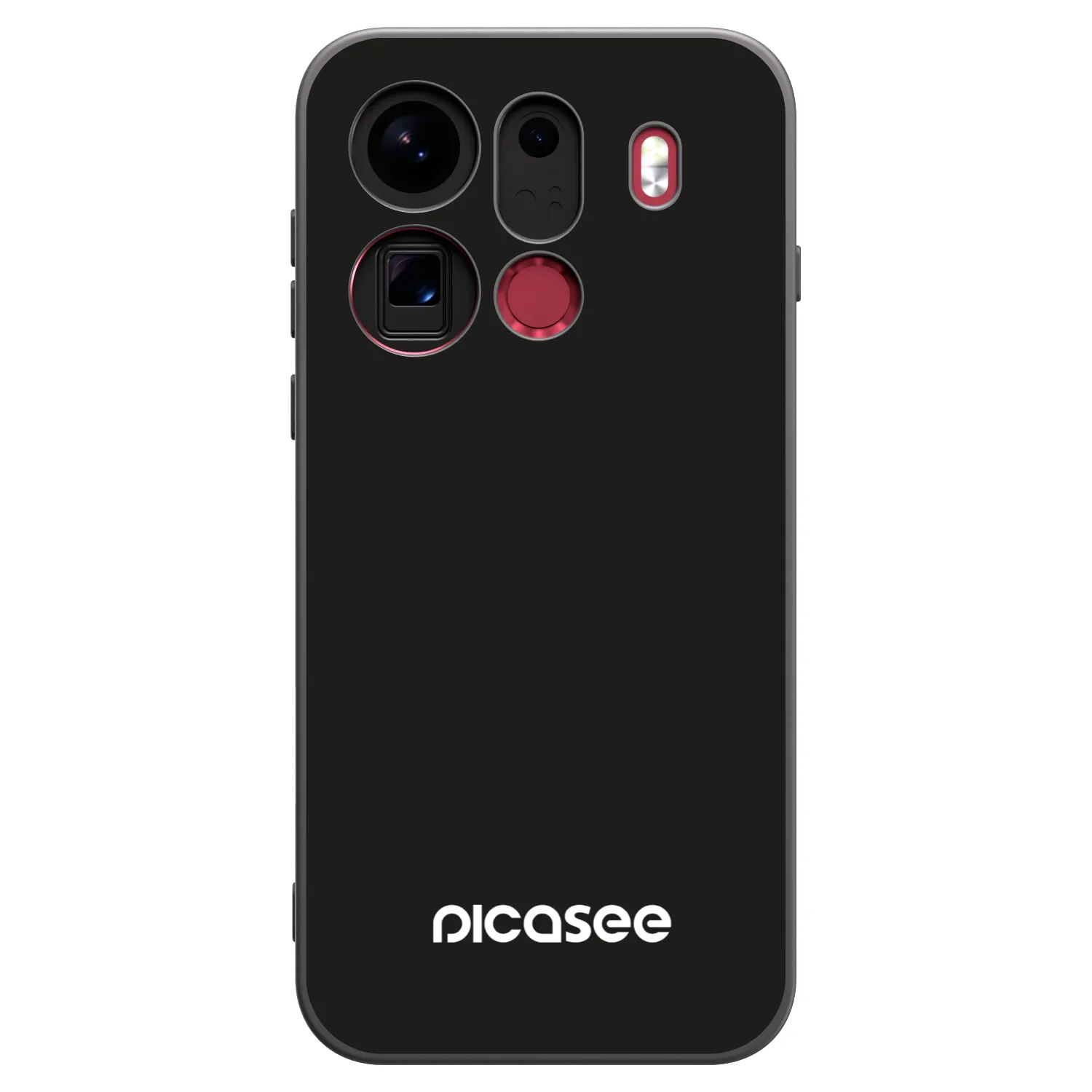 Picasee Μαύρη θήκη σιλικόνης για OPPO Find X9 Pro - Picasee