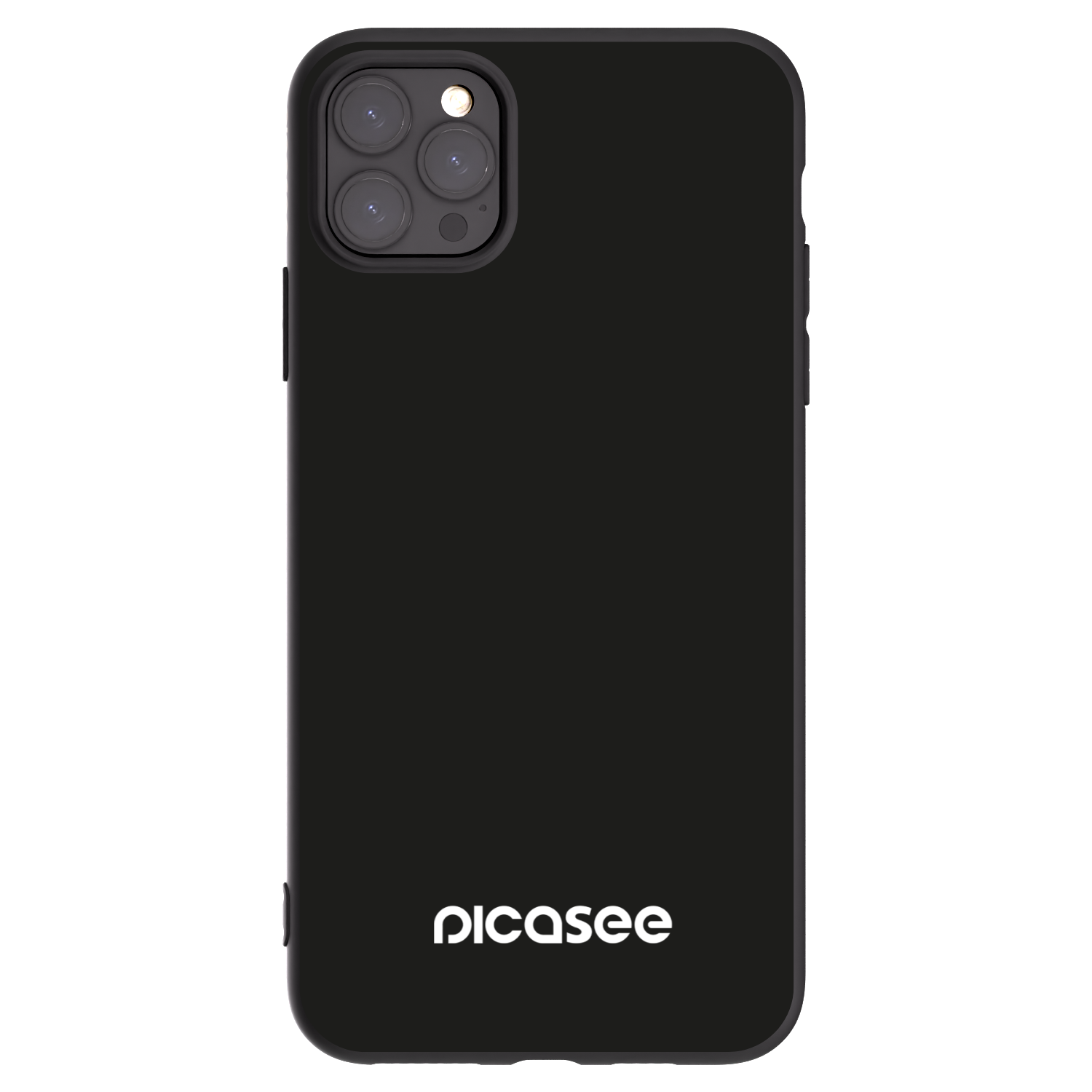 Picasee Μαύρη θήκη σιλικόνης για Apple iPhone 11 Pro Max - Picasee