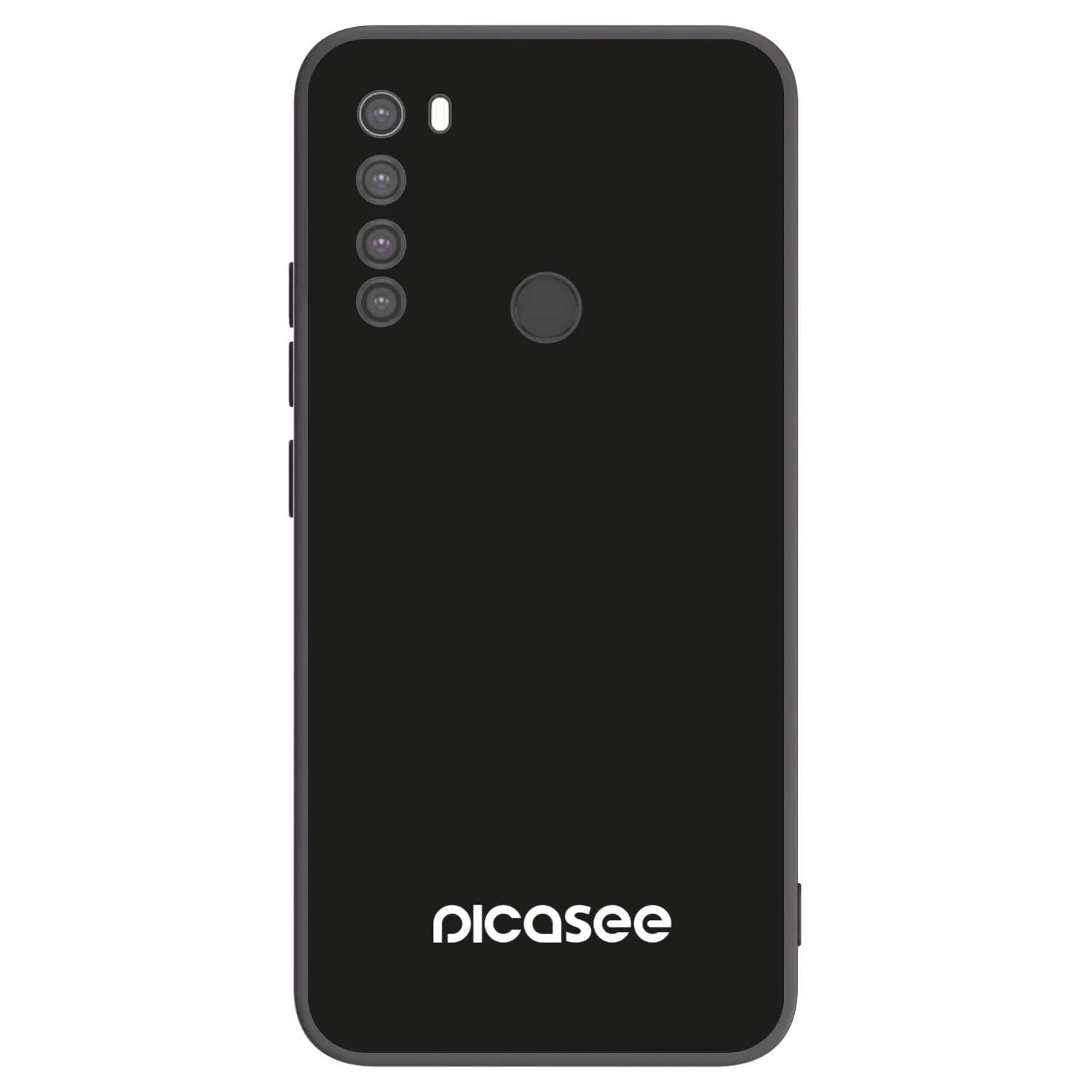 Picasee Μαύρη θήκη σιλικόνης για Xiaomi Redmi Note 8 - Picasee