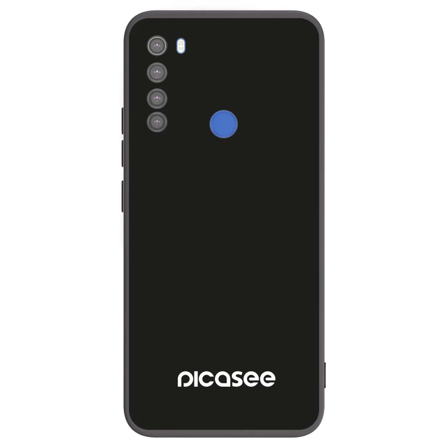 Picasee Μαύρη θήκη σιλικόνης για Xiaomi Redmi Note 8T - Picasee