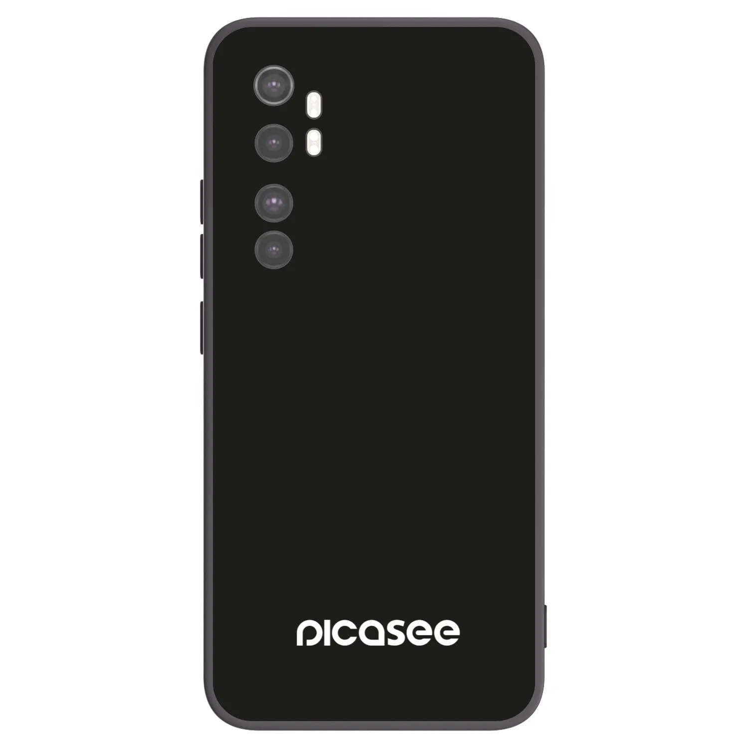 Picasee Μαύρη θήκη σιλικόνης για Xiaomi Mi Note 10 Lite - Picasee