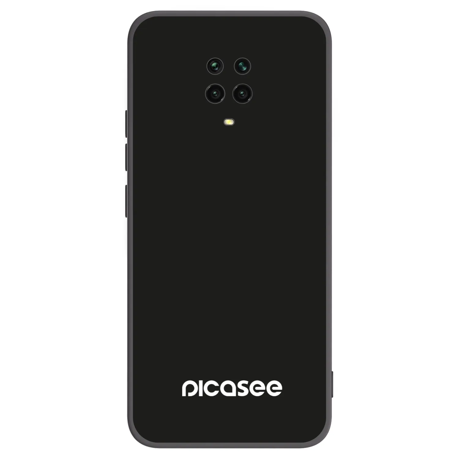 Picasee Μαύρη θήκη σιλικόνης για Xiaomi Redmi Note 9S - Picasee