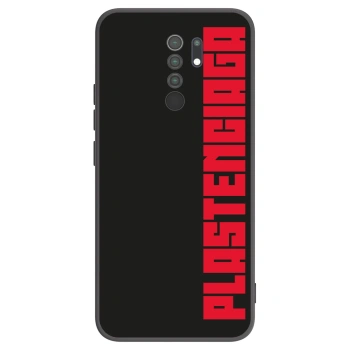 Picasee Μαύρη θήκη σιλικόνης για Xiaomi Redmi 9 - Plastenciaga