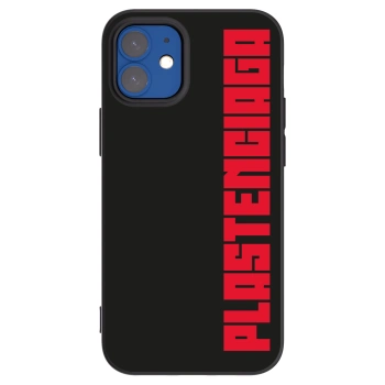 Picasee Μαύρη θήκη σιλικόνης για Apple iPhone 12 mini - Plastenciaga