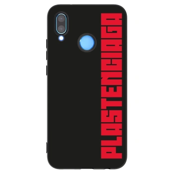 Picasee Μαύρη θήκη σιλικόνης για Huawei P20 Lite - Plastenciaga