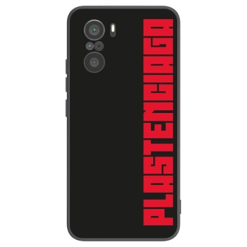 Picasee Μαύρη θήκη σιλικόνης για Xiaomi Poco F3 - Plastenciaga