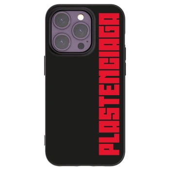 Picasee Μαύρη θήκη σιλικόνης για Apple iPhone 14 Pro - Plastenciaga