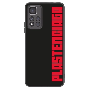 Picasee Μαύρη θήκη σιλικόνης για Xiaomi Redmi Note 11 Pro+ 5G - Plastenciaga