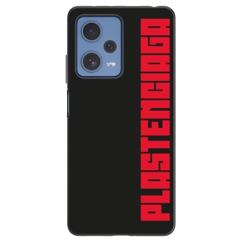 Picasee Μαύρη θήκη σιλικόνης για Xiaomi Redmi Note 12 Pro 5G - Plastenciaga