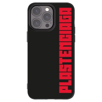 Picasee Μαύρη θήκη σιλικόνης για Apple iPhone 15 Pro Max - Plastenciaga