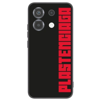 Picasee Μαύρη θήκη σιλικόνης για Xiaomi Poco X6 - Plastenciaga