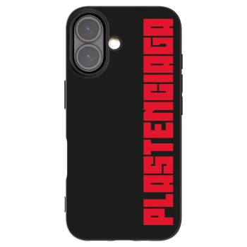 Picasee Μαύρη θήκη σιλικόνης για Apple iPhone 16 - Plastenciaga