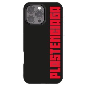 Picasee Μαύρη θήκη σιλικόνης για Apple iPhone 16 Pro Max - Plastenciaga