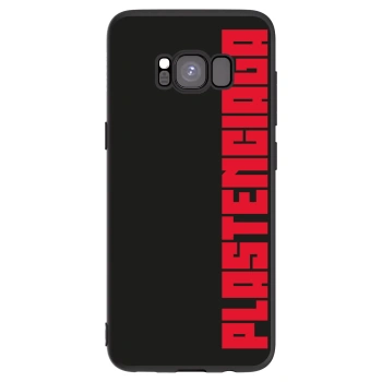 Picasee Μαύρη θήκη σιλικόνης για Samsung Galaxy S8 G950F - Plastenciaga