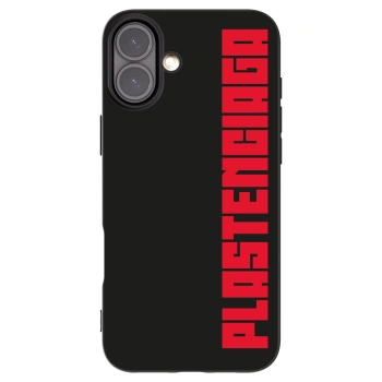 Picasee Μαύρη θήκη σιλικόνης για Apple iPhone 16 Plus - Plastenciaga