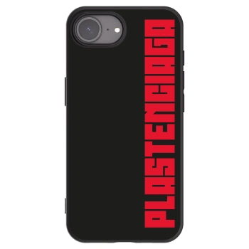 Picasee Μαύρη θήκη σιλικόνης για Apple iPhone 16e - Plastenciaga