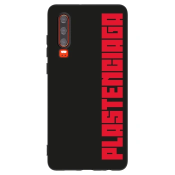 Picasee Μαύρη θήκη σιλικόνης για Huawei P30 - Plastenciaga