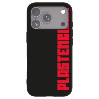 Picasee Μαύρη θήκη σιλικόνης για Apple iPhone 17 Pro - Plastenciaga