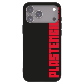 Picasee Μαύρη θήκη σιλικόνης για Apple iPhone 17 Pro Max - Plastenciaga