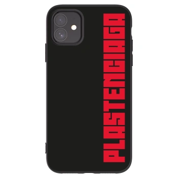 Picasee Μαύρη θήκη σιλικόνης για Apple iPhone 11 - Plastenciaga