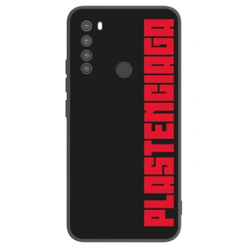 Picasee Μαύρη θήκη σιλικόνης για Xiaomi Redmi Note 8 - Plastenciaga