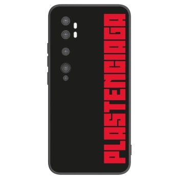 Picasee Μαύρη θήκη σιλικόνης για Xiaomi Mi Note 10 (Pro) - Plastenciaga