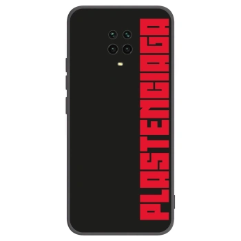 Picasee Μαύρη θήκη σιλικόνης για Xiaomi Redmi Note 9S - Plastenciaga