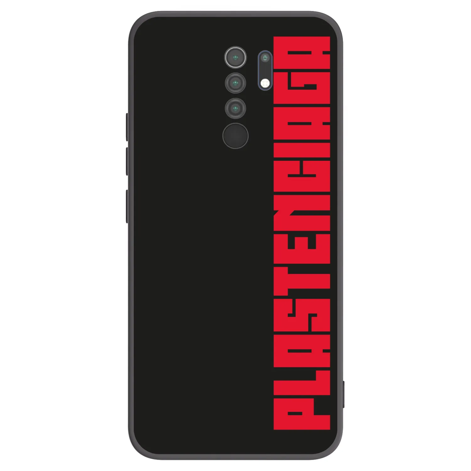 Picasee Μαύρη θήκη σιλικόνης για Xiaomi Redmi 9 - Plastenciaga